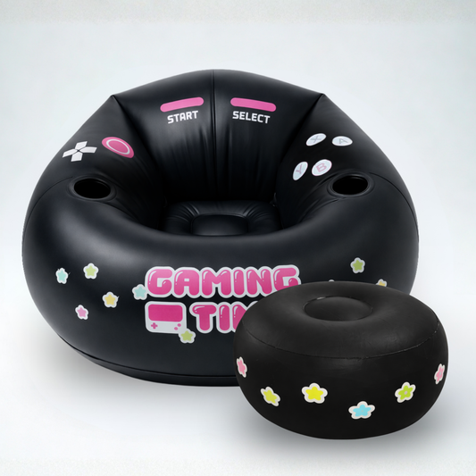 Gaming Time Chair with Ottoman