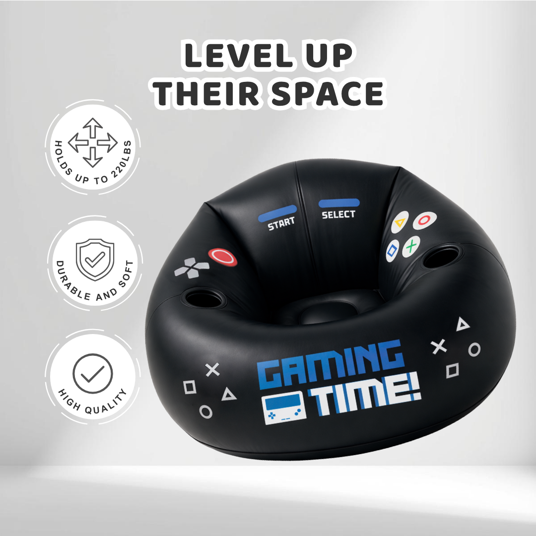 GAMING TIME™ INFLATABLE GAMING CHAIR