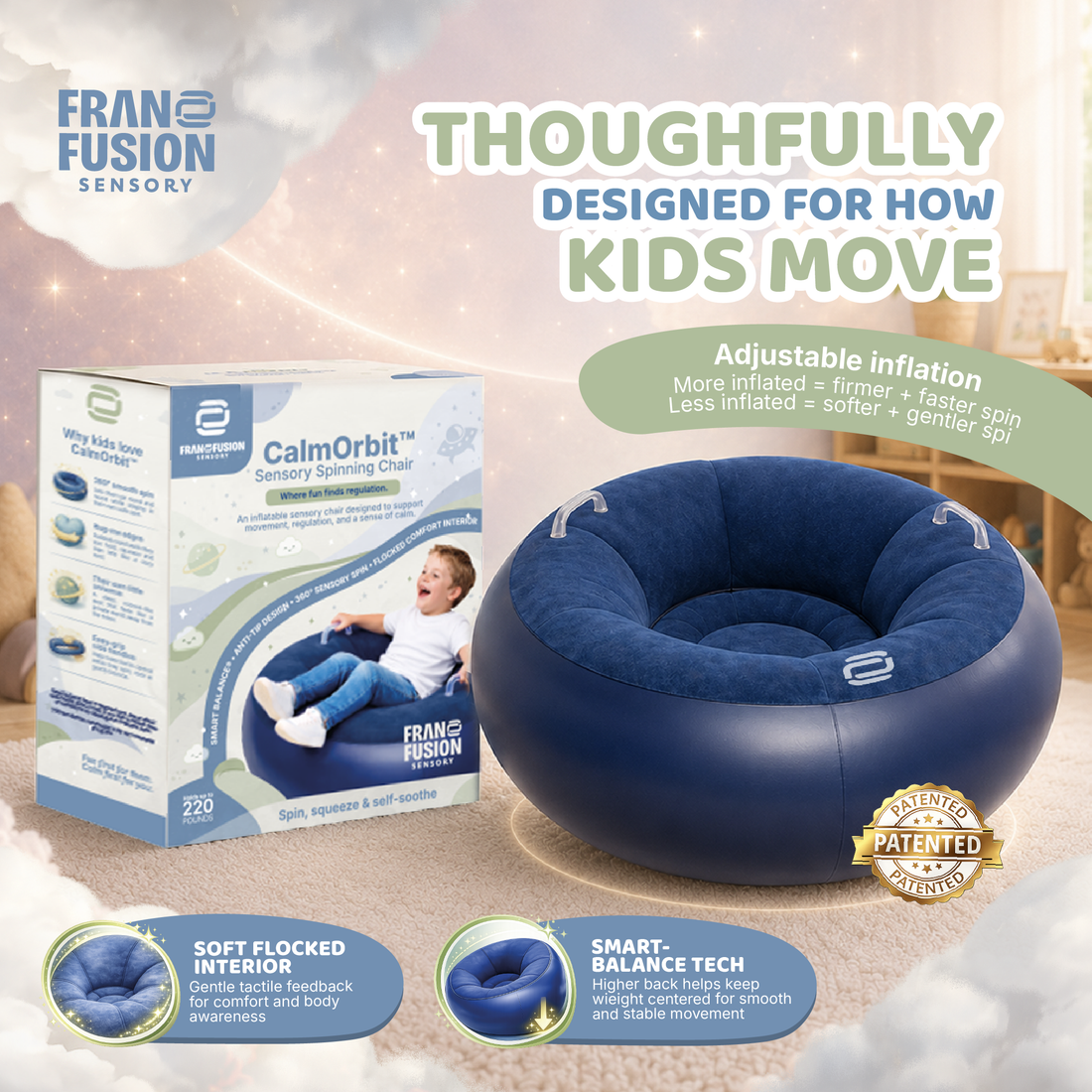 CALM ORBIT™ 360° SENSORY CHAIR