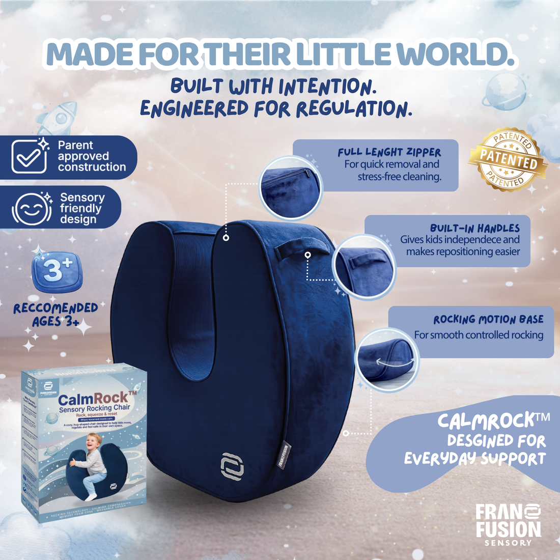 CALM ROCK™ SENSORY ROCKING CHAIR