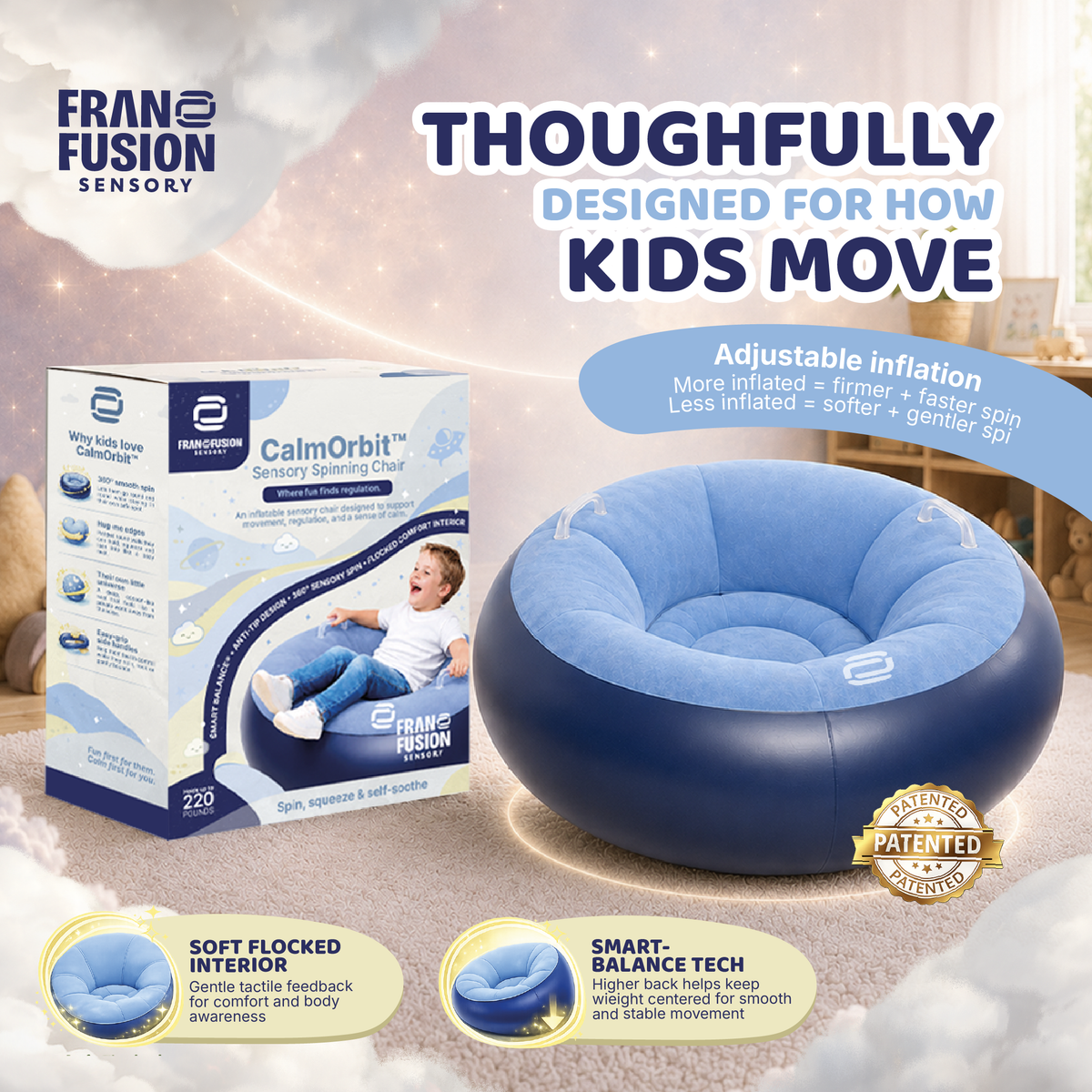 CALM ORBIT™ 360° SENSORY CHAIR