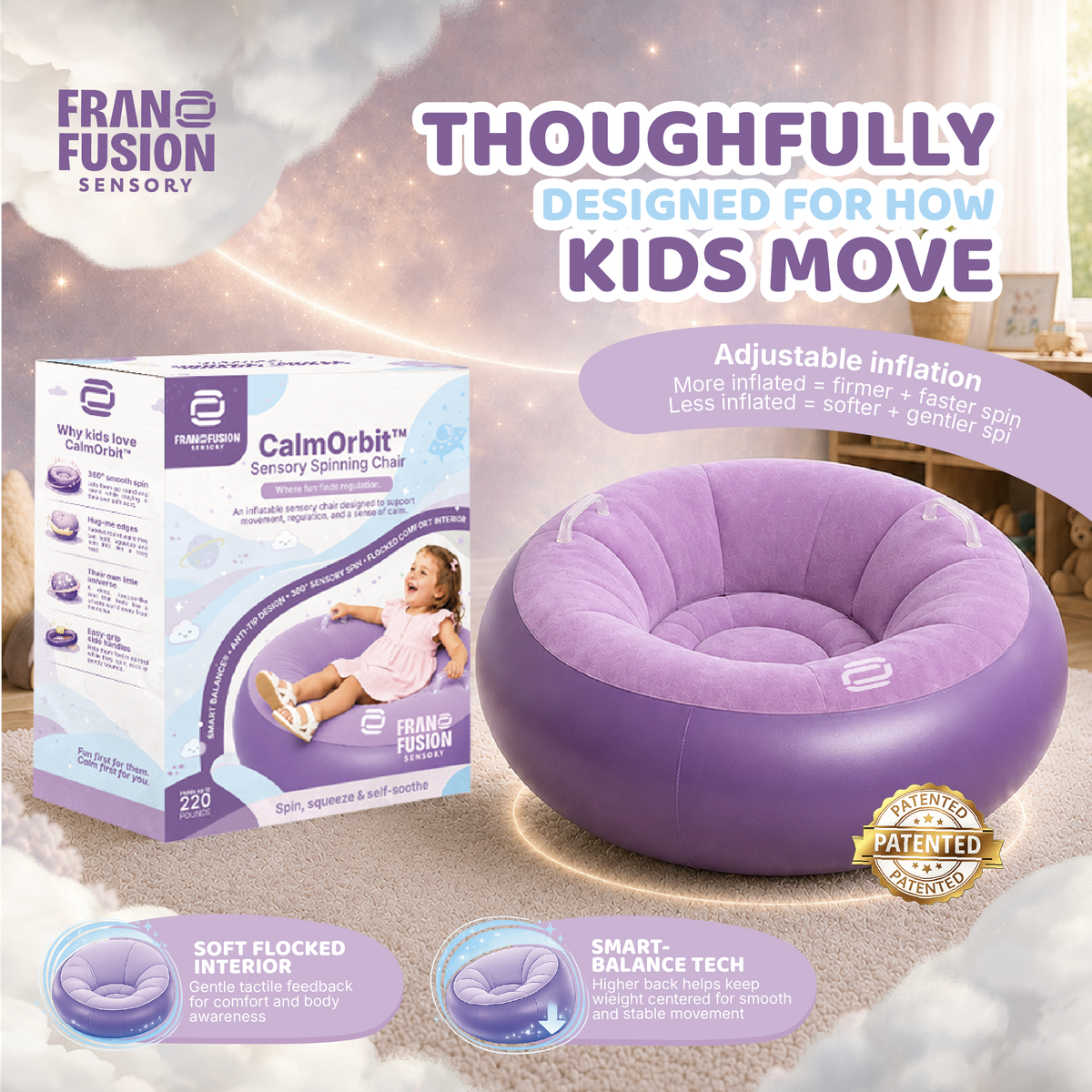 CALM ORBIT™ 360° SENSORY CHAIR