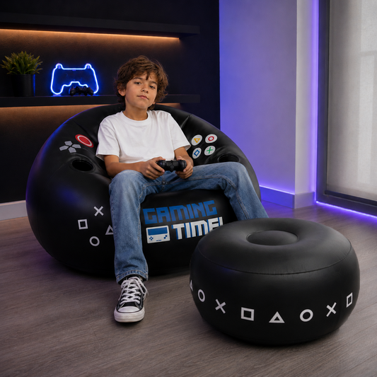 GAMING TIME™ CHAIR + OTTOMAN