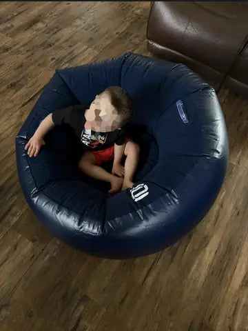 Boy playing in Calm Orbit